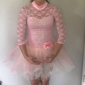 pink ballet dance costume